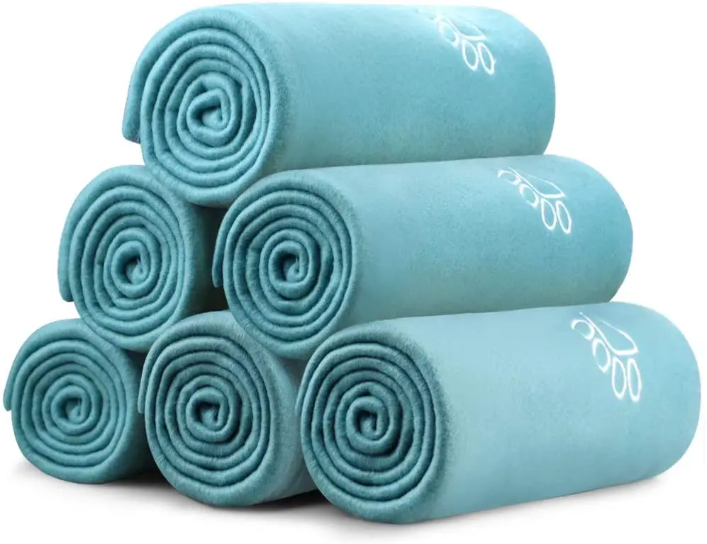 China Factory Premium Plaid fleece puppy blankets for winter king size polar fleece pet blanket cheap dog blanket for beds