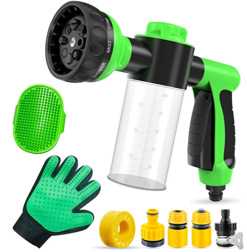 High pressure foaming water gun Pet Wand Pro Shower Sprayer