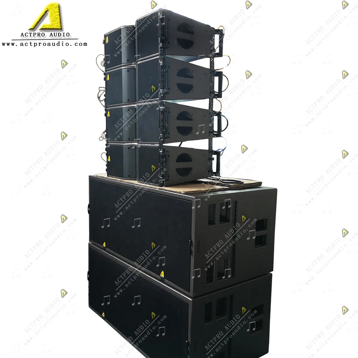 Actpro PRO Audio KR208  dual 8 inch Line Array Speaker PA Speaker SB28 dual 18 inch Subwoofer