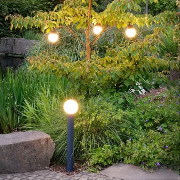 G-0716-JDK High quality IP65 waterproof stainless steel PC column led 5w 80 cm high exterior park yard roadside column shape