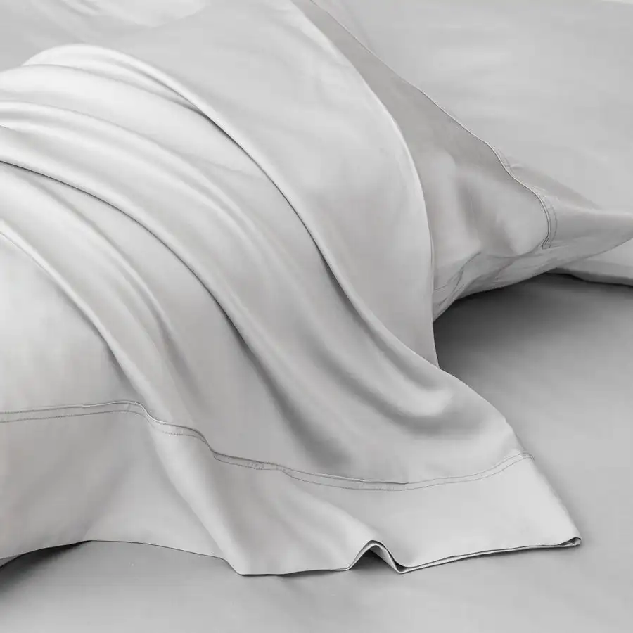 Eco-friendly lyocell Tencel sateen fabric 4pcs colorful bed sheet set  tencel bedding set