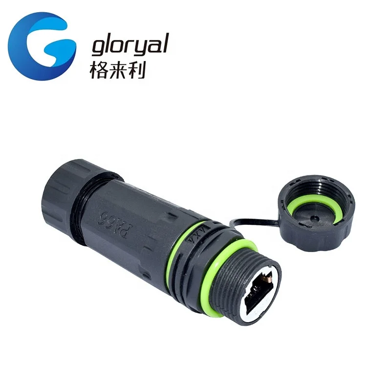 cat6 RJ-45 Modular Jack Female 8 Pin IP67 RJ45 Waterproof Connector