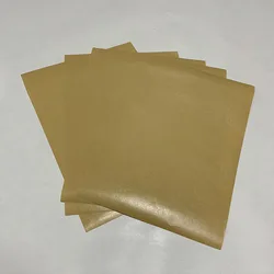Factory promotion silicone adhesive reel brown dark yellow coated havana 120 gr release paper