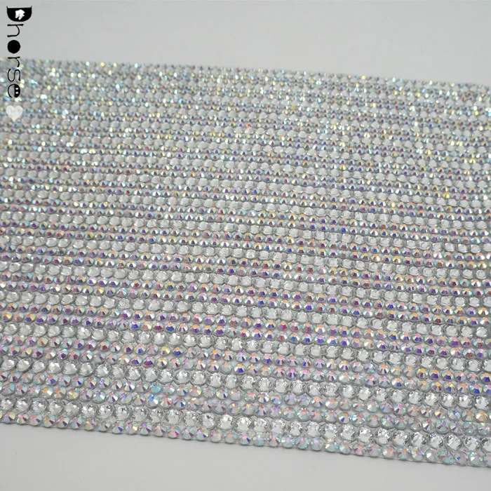 High quality luxury diamante adhesive hotfix rhinestone sheet