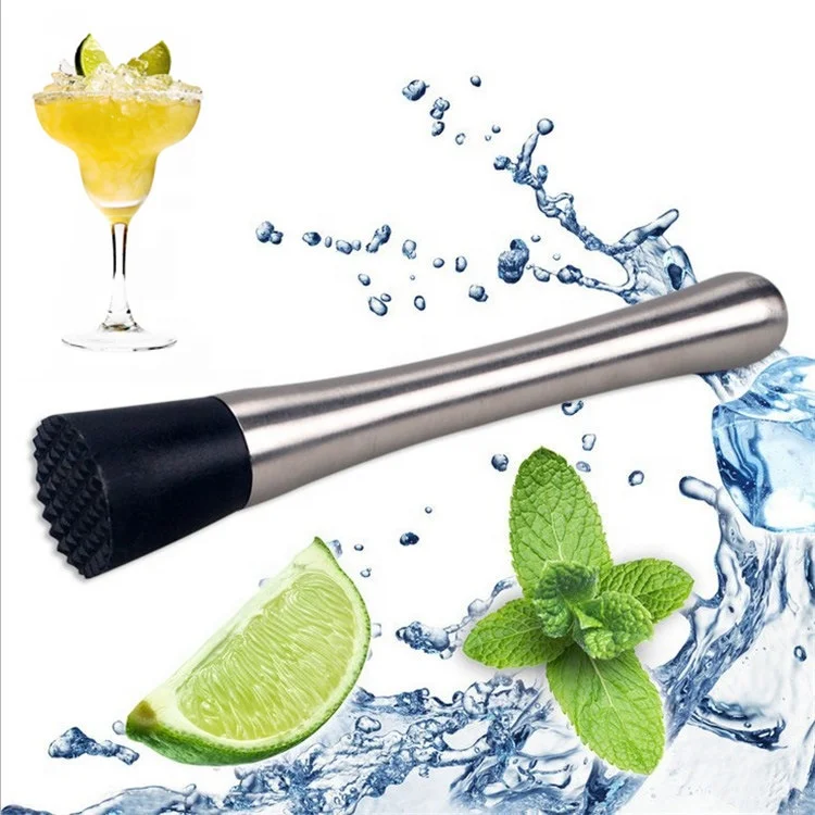 304 stainless steel ice crusher bar set tools cocktail pounding ice stick crushing stick stirrer