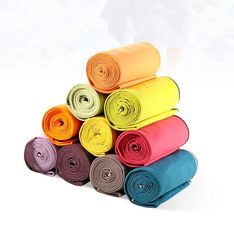 Quick Dry Microfiber Towel toallas de microfibra Ultralight sweat soft towel With Custom Logo Size for Gym Sports