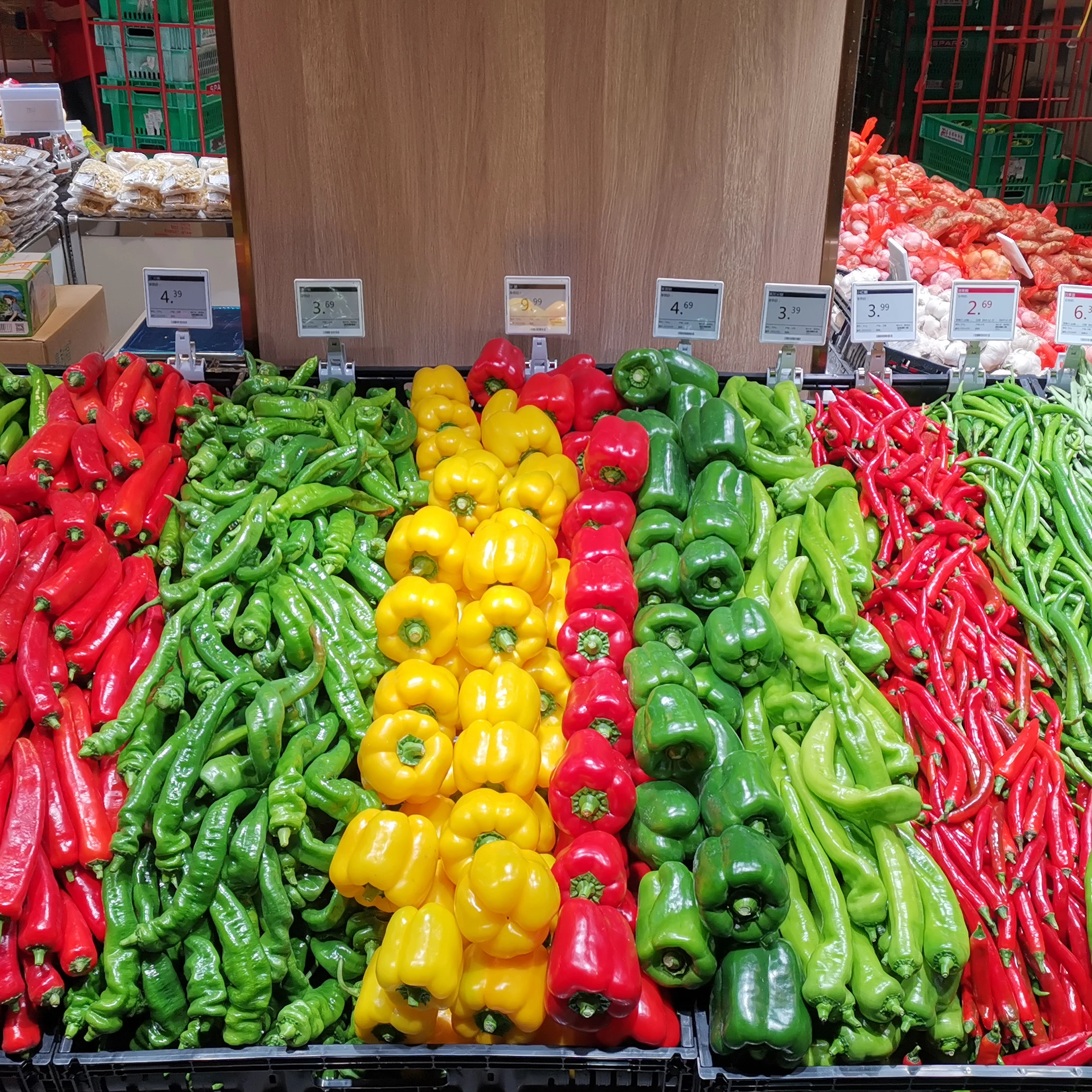 E-ink Electronic Shelf Label ESL  for fruit and vegetable store