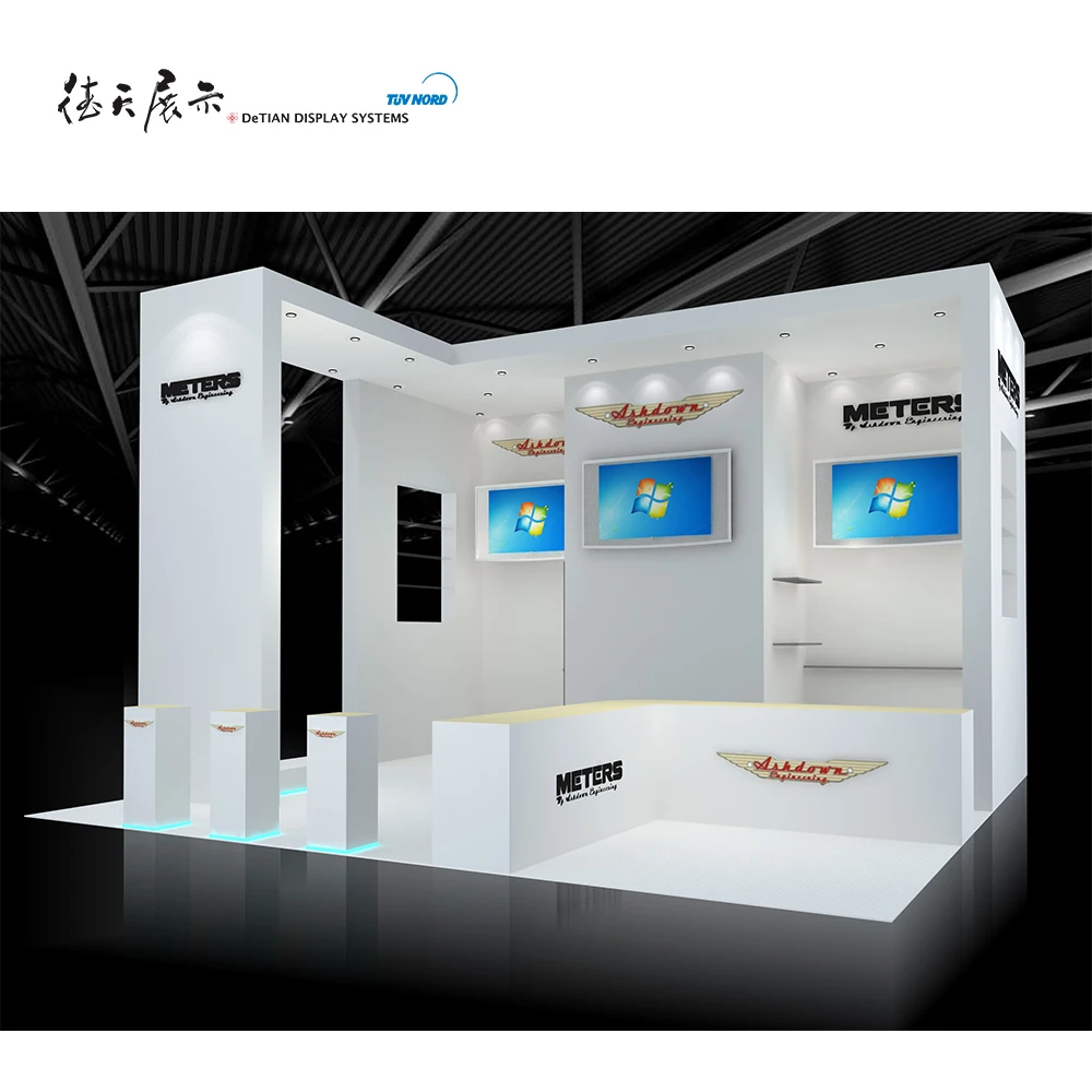 new materials big size exhibition booth/trade show stands