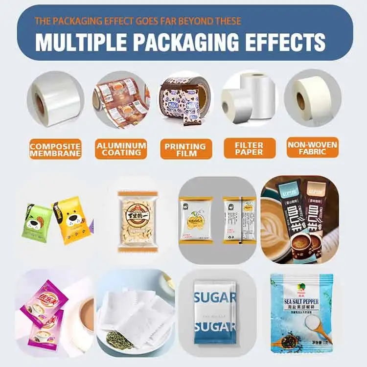 CohoMachine High Speed Automatic Vertical Granule Food Chips Packing Machine Vffs Weigher Snack Potato crisps Packaging Machine