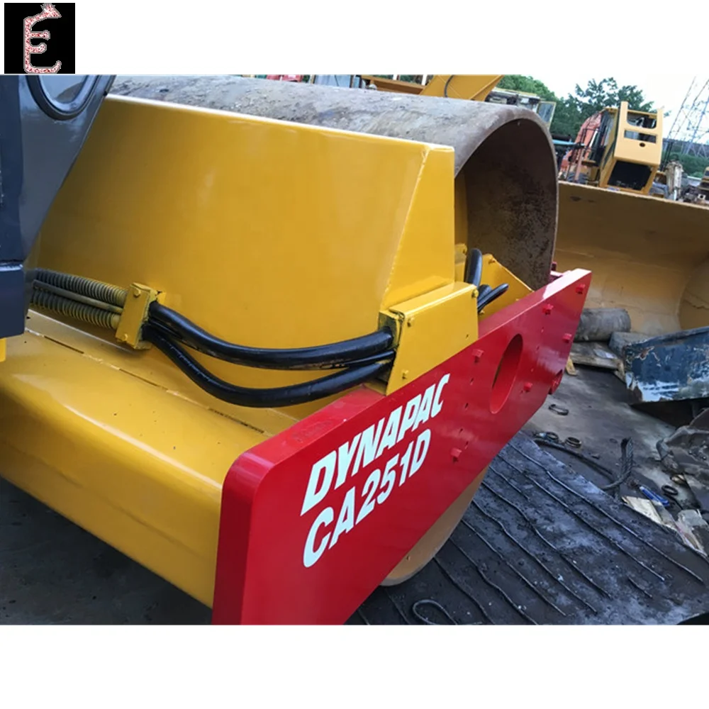 Дешевый б/у дорожный каток Dynapac CA251D/CA35D/CA30D/CA25D с одной изогнутой