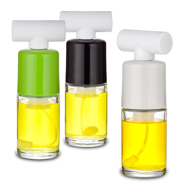 Olive Oil sprayer for cooking, Food-grade Glass Oil Spray Bottle, Vinegar Bottle Oil Dispenser for Making Salad