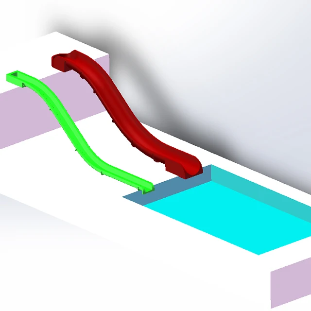 Manufacturing Pool Water Slide for Backyard Swimming Pool /Home Pool