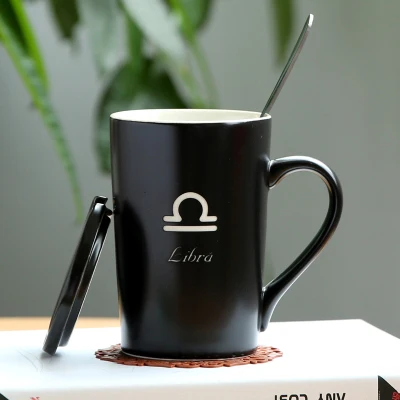 personality color glazed stoneware tea milk cup custom OEM logo laser engraved ceramic coffee mug welcome custom