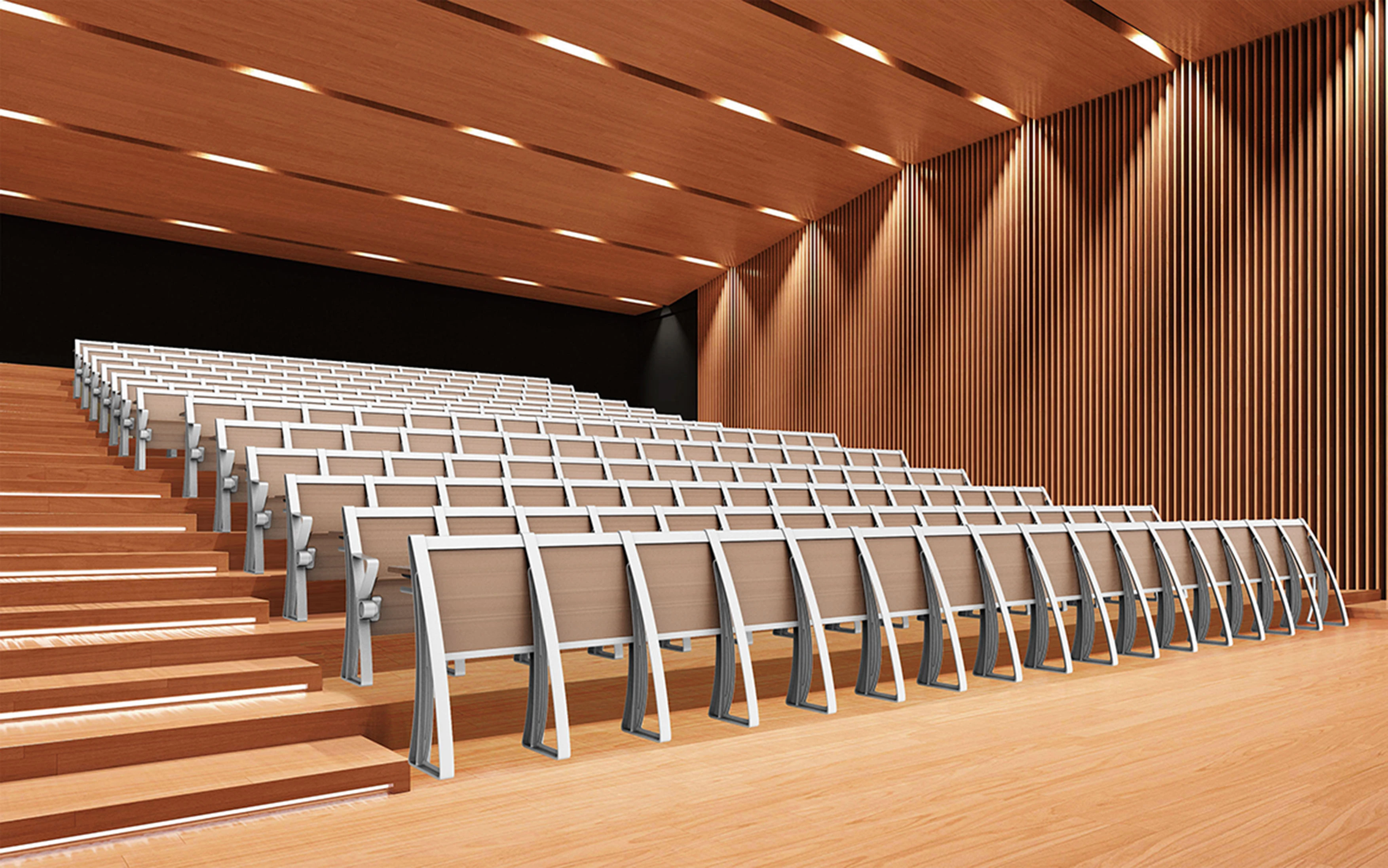 Wooden Adult Classroom Chair University Classroom Furniture