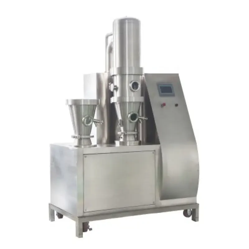 Food Chemica  Powder Granules Fluid Fluidized Bed Granulator Drying Machine