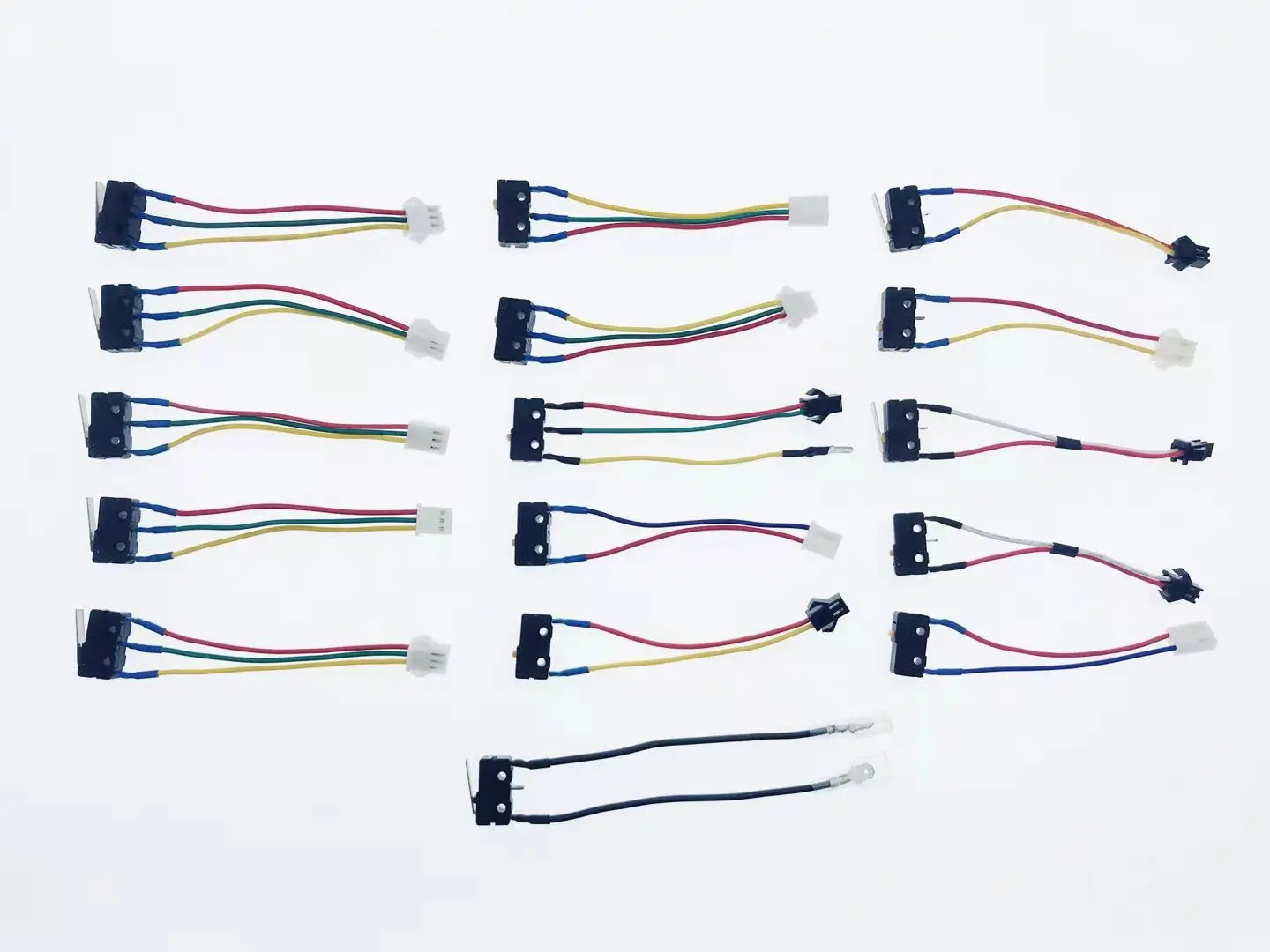 Home appliance accessories gas water heater custom micro limit switch pull rod with 2 / 3 wires