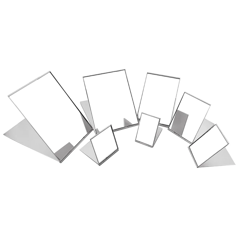 Дешевые формы персональные компактные зеркала зеркало из пластика роскошное для макияжа Mini Hi