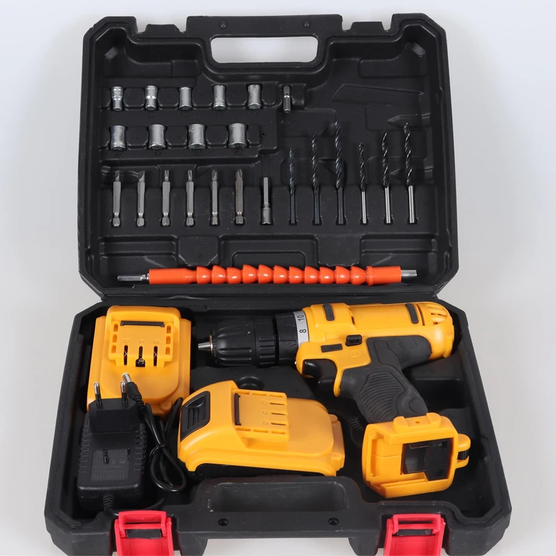 Professional Electric Power Craft Mini Hand Drill 18V Lithium Ion Cordless Drill Battery Cordless Power Drill Tool For Sale