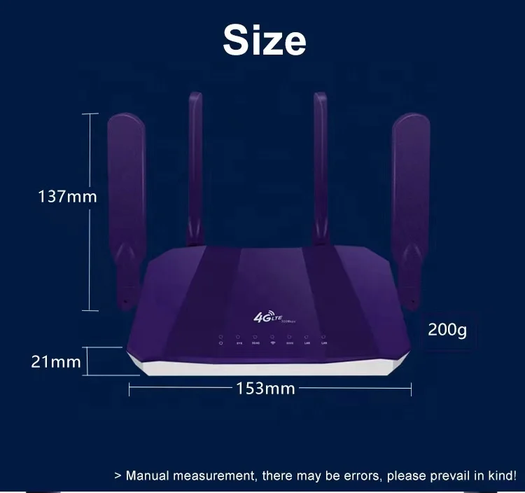 4G factory direct sale outdoor wifi signal FDD TDD  4G LTE 300mbps CPE wireless router with 4 antenna for Europe market Russia