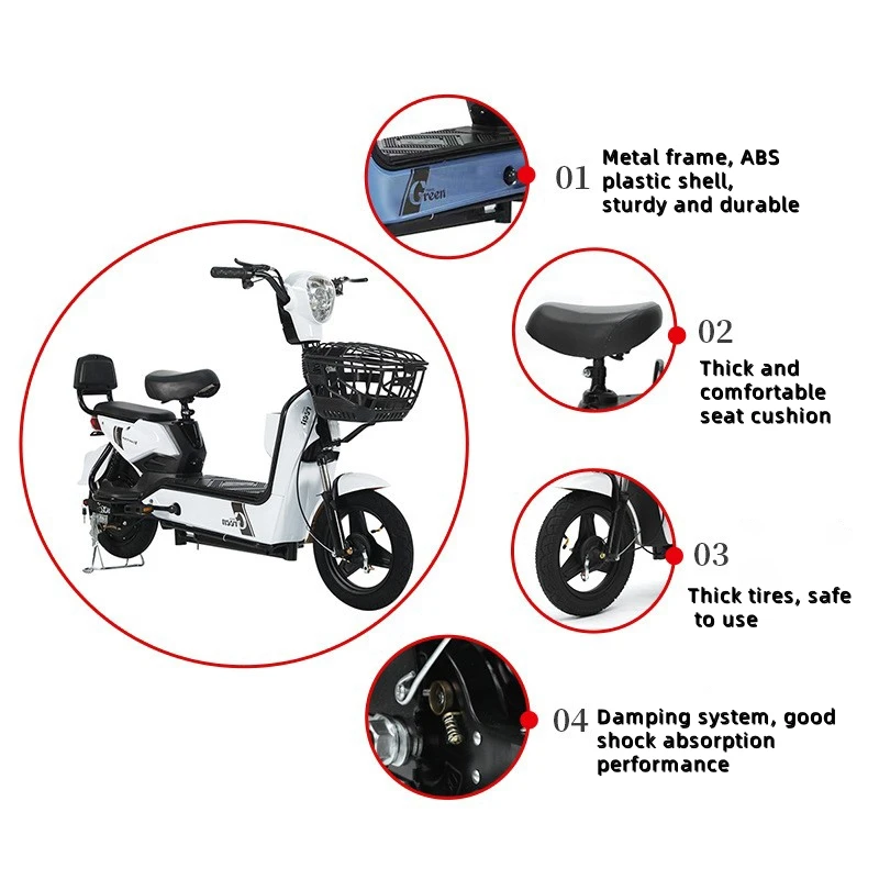 Classic Design City Bike New Model Electric Bike 350w 500w 48v Cheapest Price E-bike