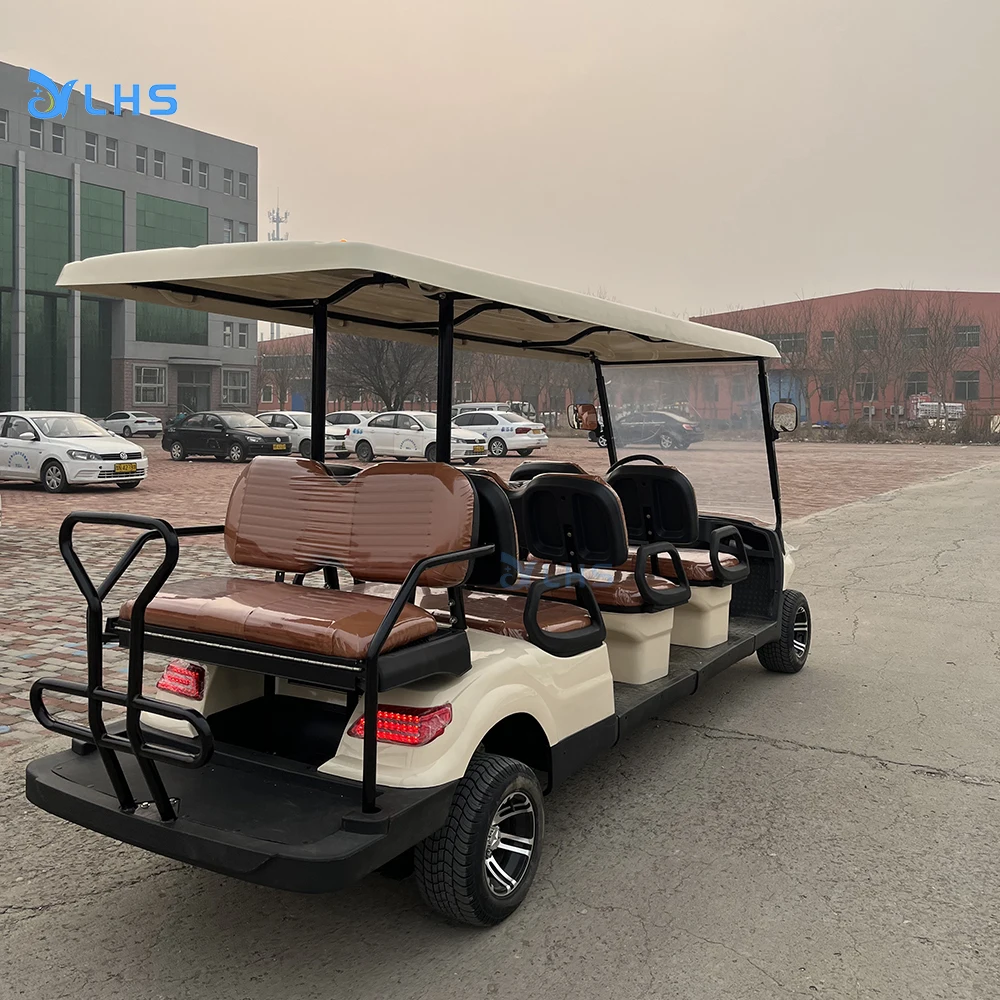 Best price professional golf club car custom speed electric golf scooter buggy electric retro golf cart with off road tire