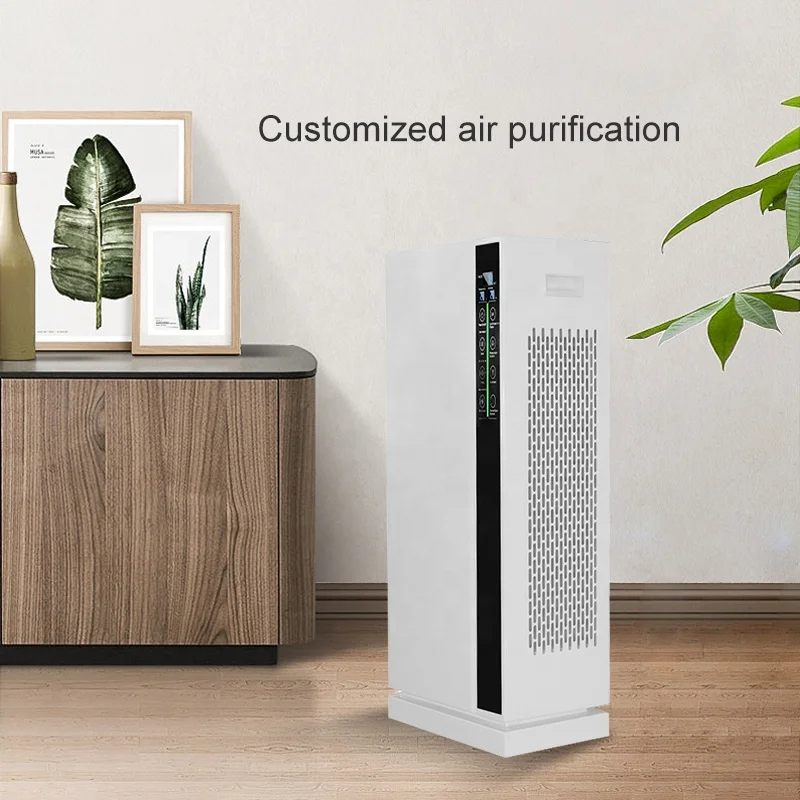 Выход DC-24V.2A моющийся фильтр дыма бытовой очиститель для рабочего стола, озонатор-ионизатор очиститель воздуха для дома и офиса