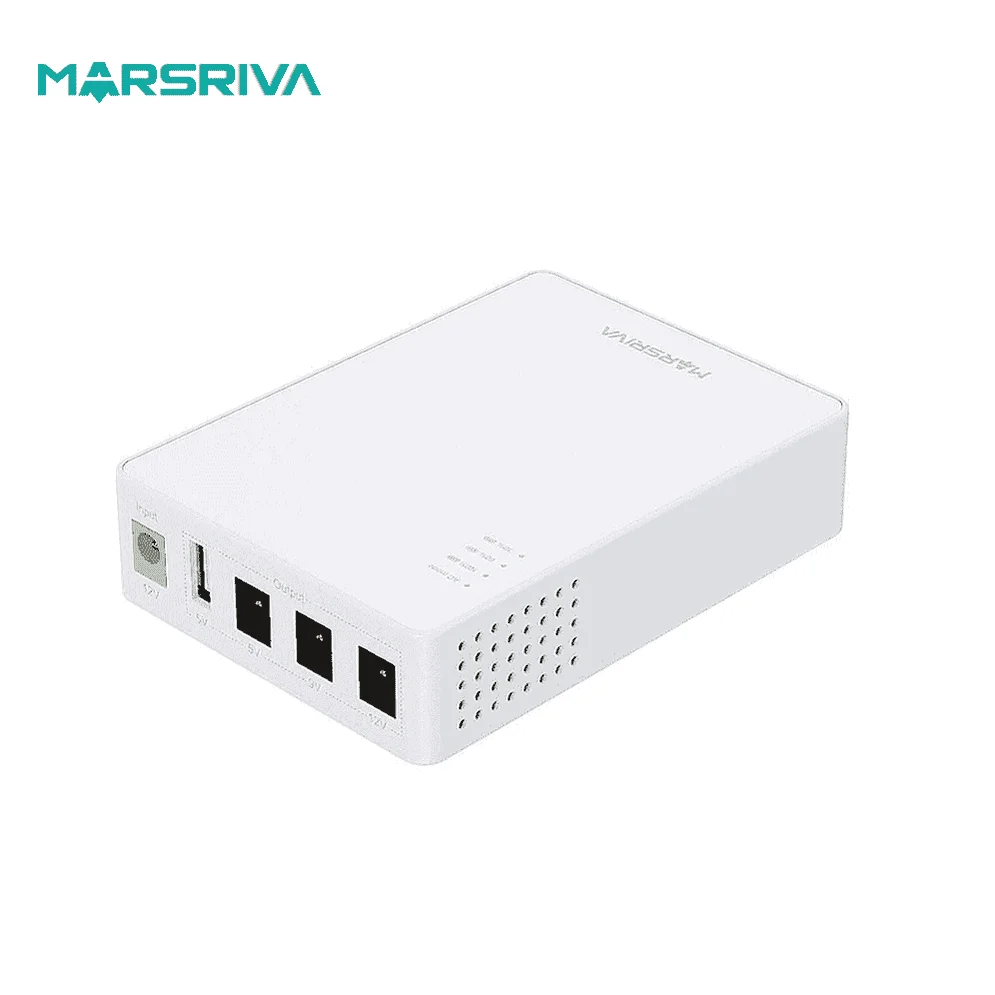 Marsriva новый дизайн 5v 9v 12v Выход mini dc ups с usb для wifi модема и маршрутизатора