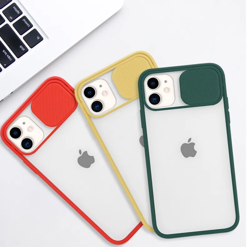 Gemfits Camera Lens Protect Phone Case For iPhone 11 12 Pro Max X XS XR Mate Clear Hard PC Cover For iPhone 12 Mini 6 6s 7 8