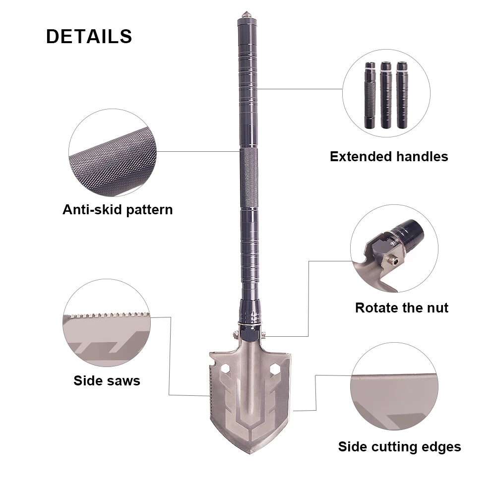 Durable Wide Snow Hand Garden Shovel Tree Planting Shovel Handle Snow Shovel For Garden