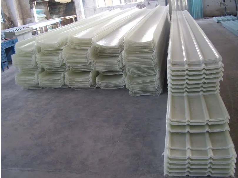 FRP Construction Material Transparent Roof for Better Natural Lighting