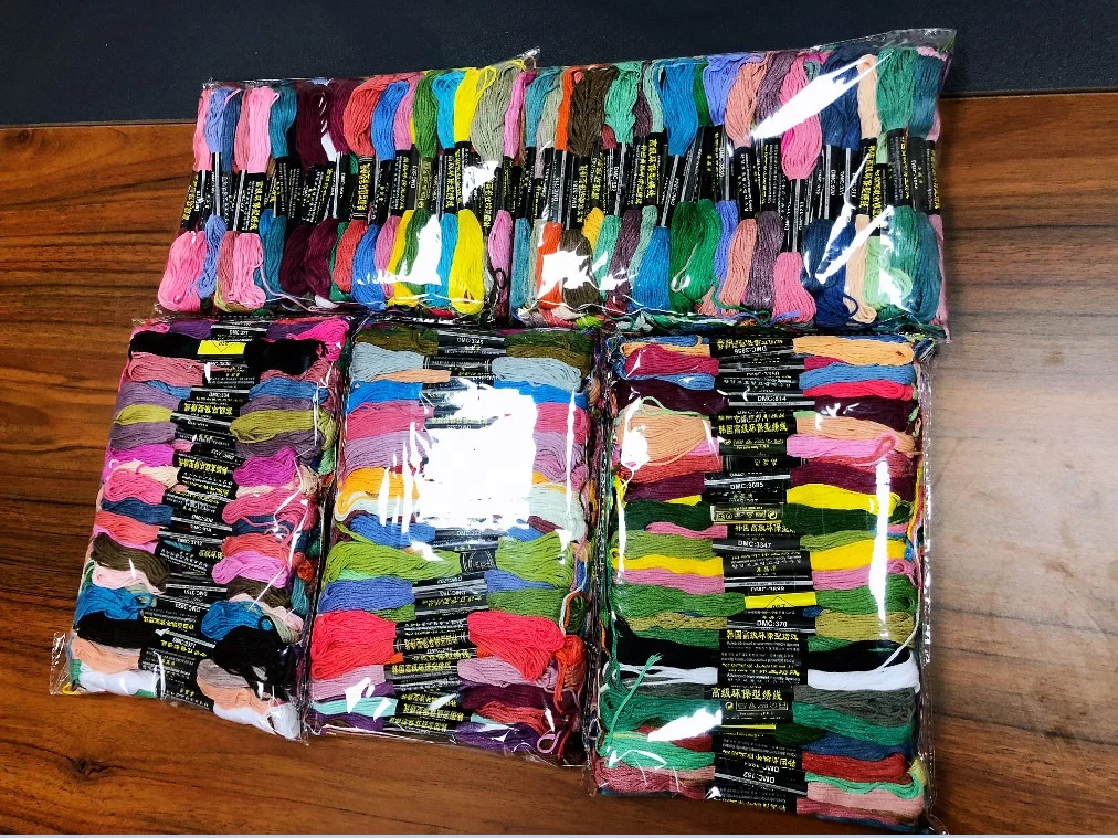 26S/2 *6 cotton  yarn count hand embroidery cross stitch  threads