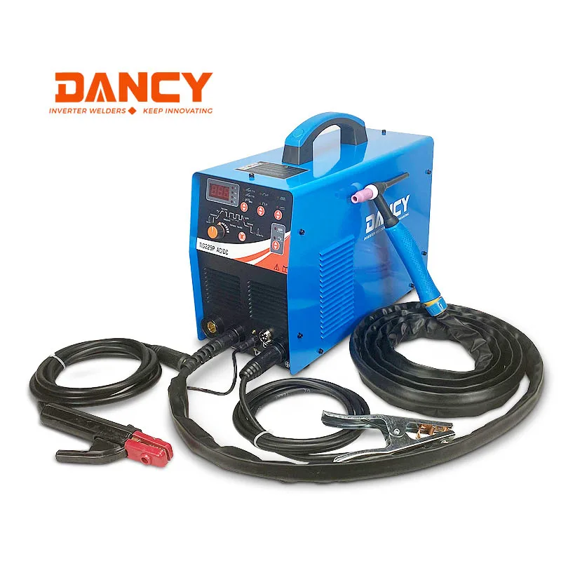 AC DC TIG 225A Pulse welder TIG TIG Pulse MMA 3 in 1 HF welding machine good for aluminum carbon stainless steel welding
