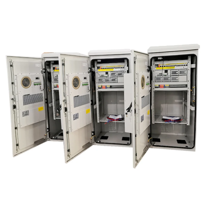 19 Inch Rack 18u 24u 27u 42u Ip65 Ip55 Outdoor Telecom Cabinet With Cooling System