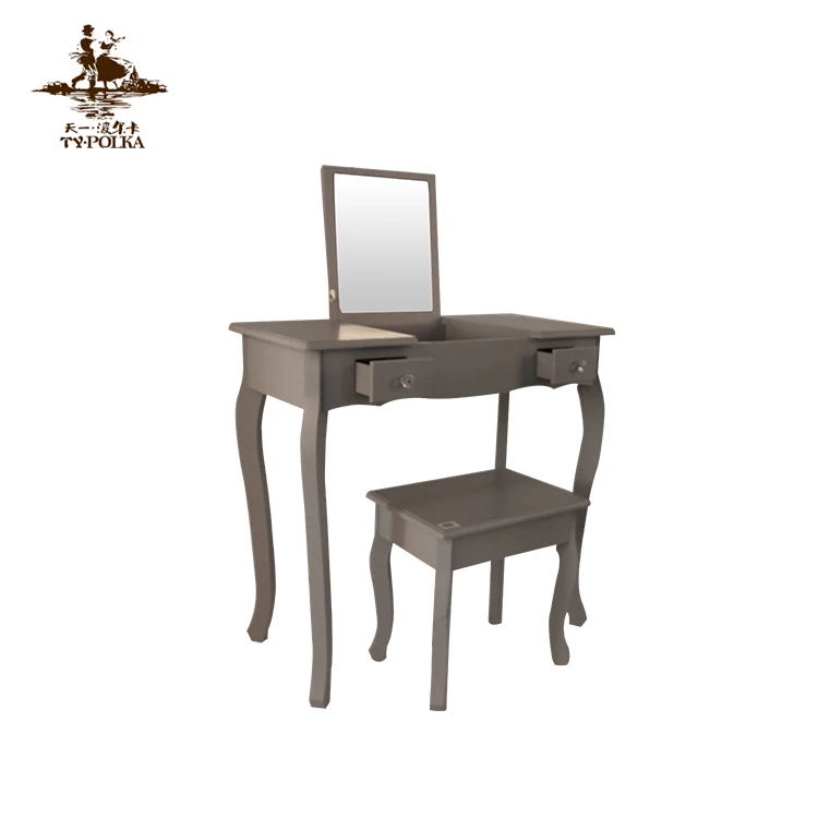 Профессиональный производитель рекламная цена складной макияж туалетный столик с зеркалом