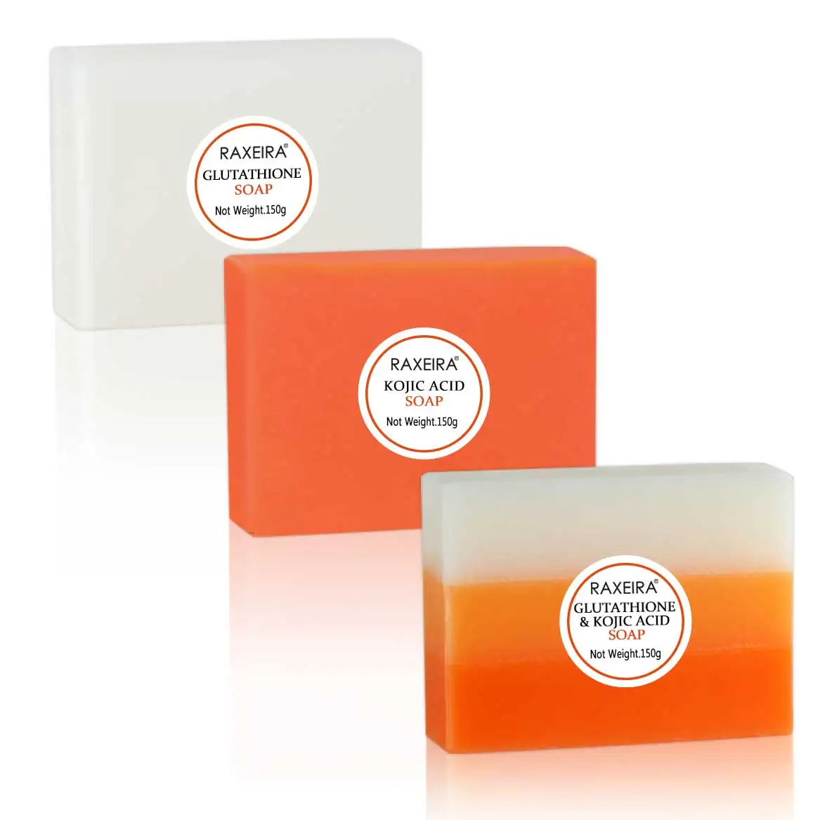 Private Label 100% Natural Handmade Dark Black Skin Lightening  Face And Body Bathing Whitening Multifunctional Kojic Acid Soap