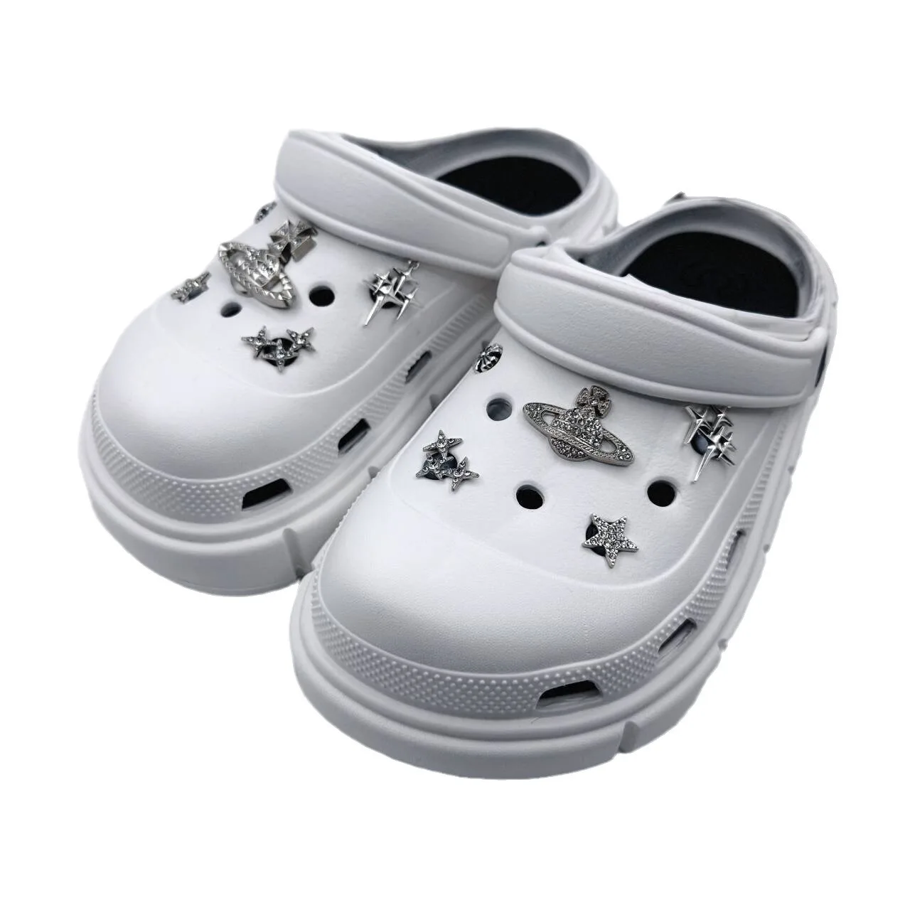 Wholesale Shoe Charms Rhinestone Metal Designer Shoe Charms  Luxury Clog Accessories Charms for Metal Accessories Shoes