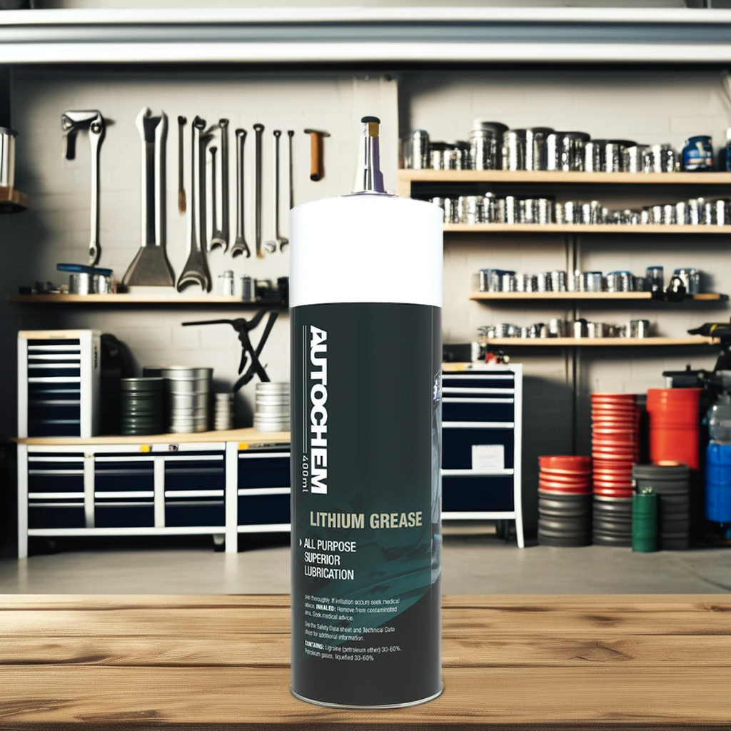 Autochem Aerosol Multi-purpose White Lithium Grease Lubricant Spray