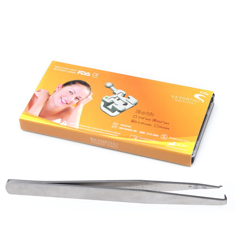 Orthodontic products metal self-ligating brackets/ braces