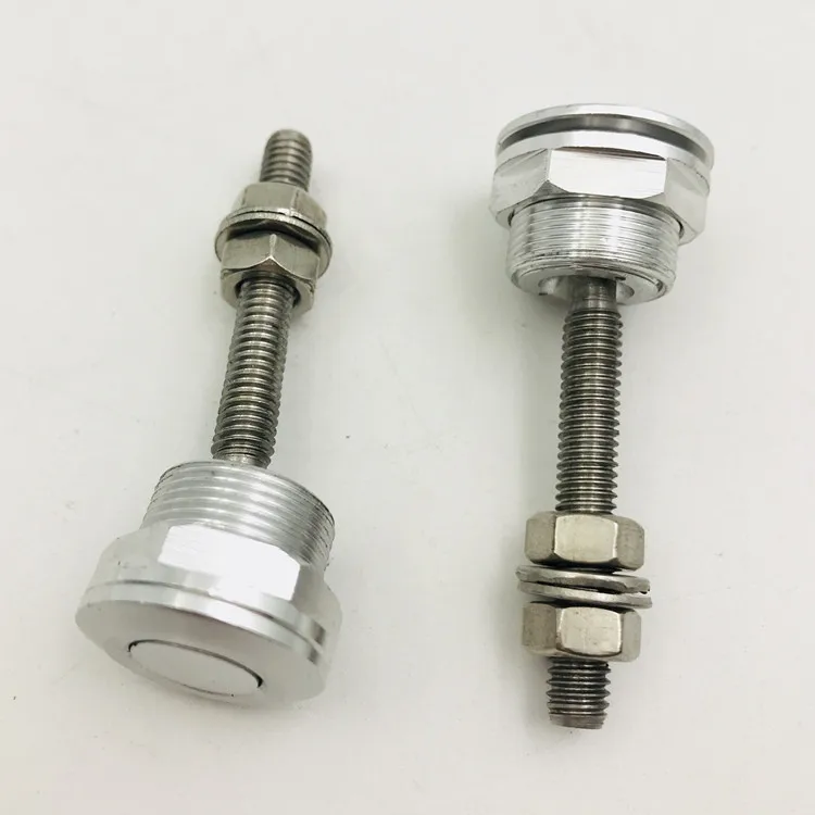 QUICK LATCH RELEASE  Silver PUSH BUTTON BONNET HOOD PIN LOCK KIT