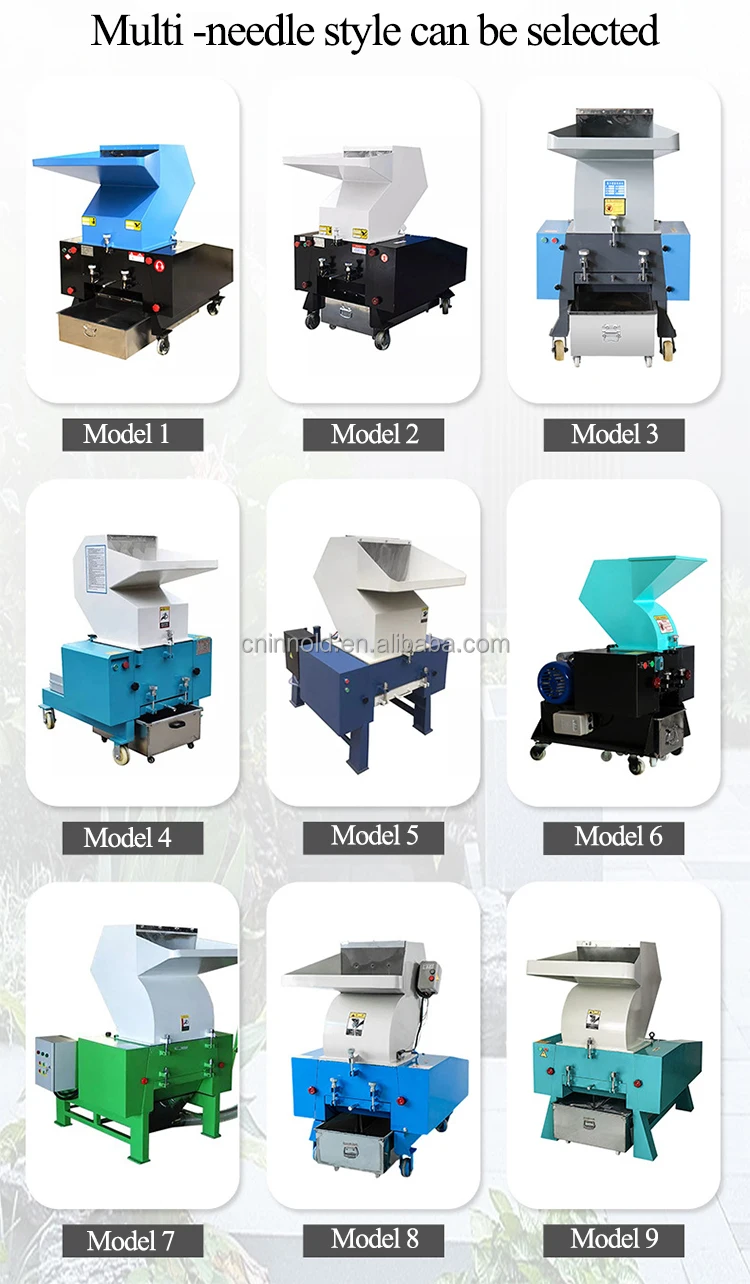 Hot Sale Bottle Bag Shredder Grinder Machine Price Plastic Pipe Crusher