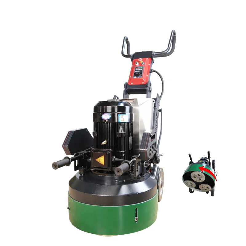 High Quality 550mm Planetary Disk Floor Grinding Machine Hand-Pushed for Road Concrete