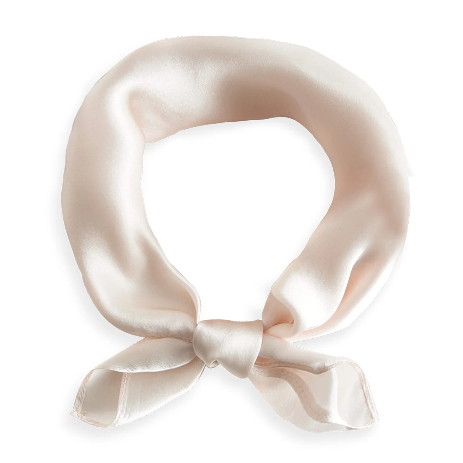 Ready for ship 53x53 cm 100% silk digital print 15 pure color black white pink elegant silk scarf for women lady gift