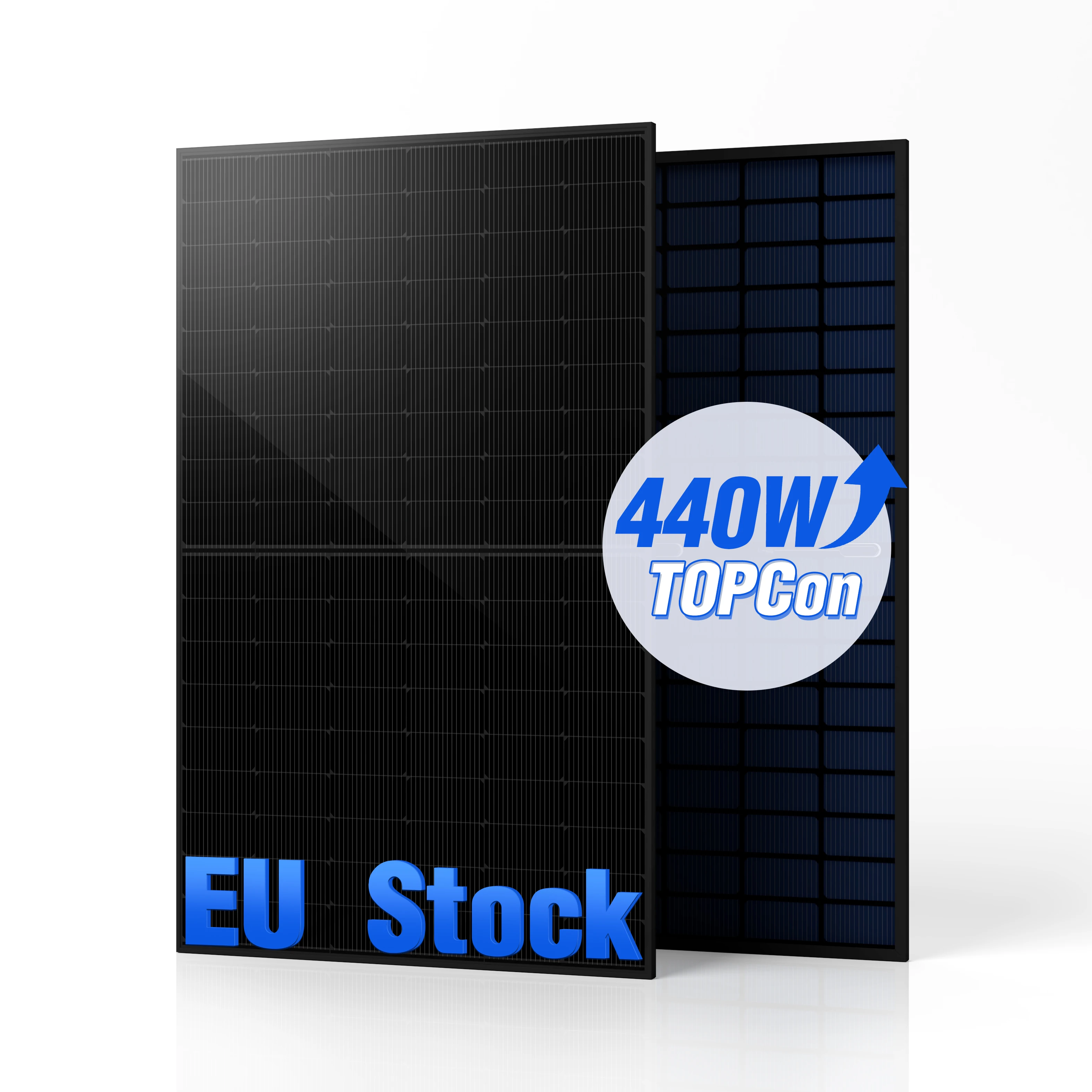 440W 450w solar panel europe all black solar panels rotterdam warehouse 410w 430w solar panels eu stock in europe