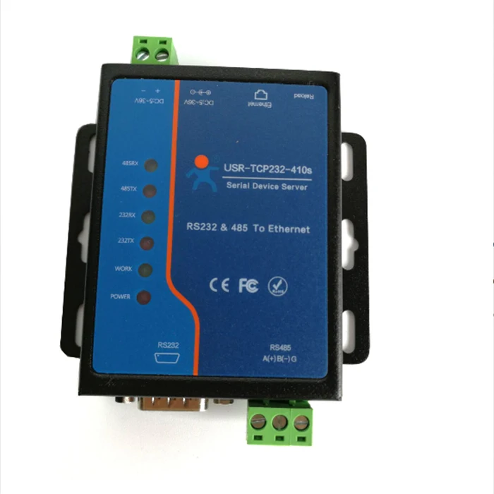 Отладочный комплект USR Usr-Tcp232-410S RS232 / RS485 серийный для адаптера Ethernet/IP сервер последовательных устройств ethernet-конвертер с поддержкой DHCP/DNS