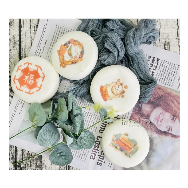 Wholesale Custom Label Pack 4 Colors Food Ink 100ml Bottle Edible Inkjet For Cake Coffee Printers Refill Bottles Water-based