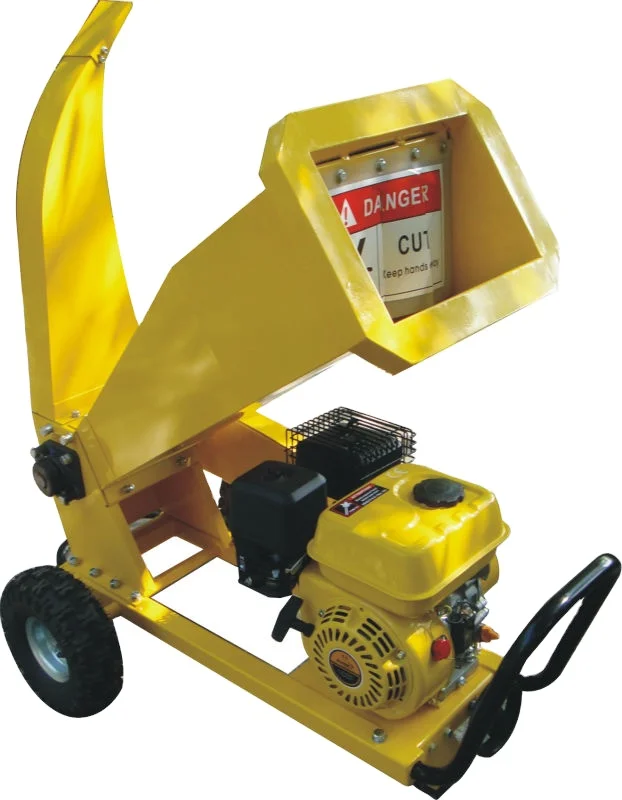 6.5HP Gasoline 4 Stroke Wood Machine Waste Leaf Branch Chipper Shredder Tree Chipper Branch Chipper Industrial Wood Chipper