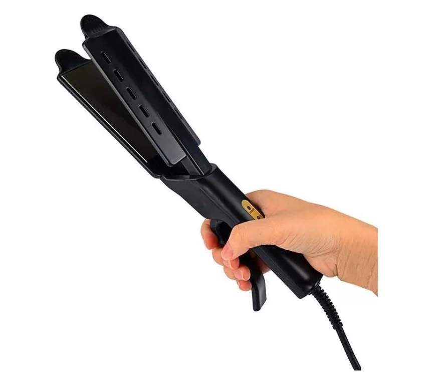
2021 Hot Sale Steam Flat Iron Hair Straightener Hair Salon Hot Hair Tool Professional Splint Women Wet and Dry Flat Iron 
