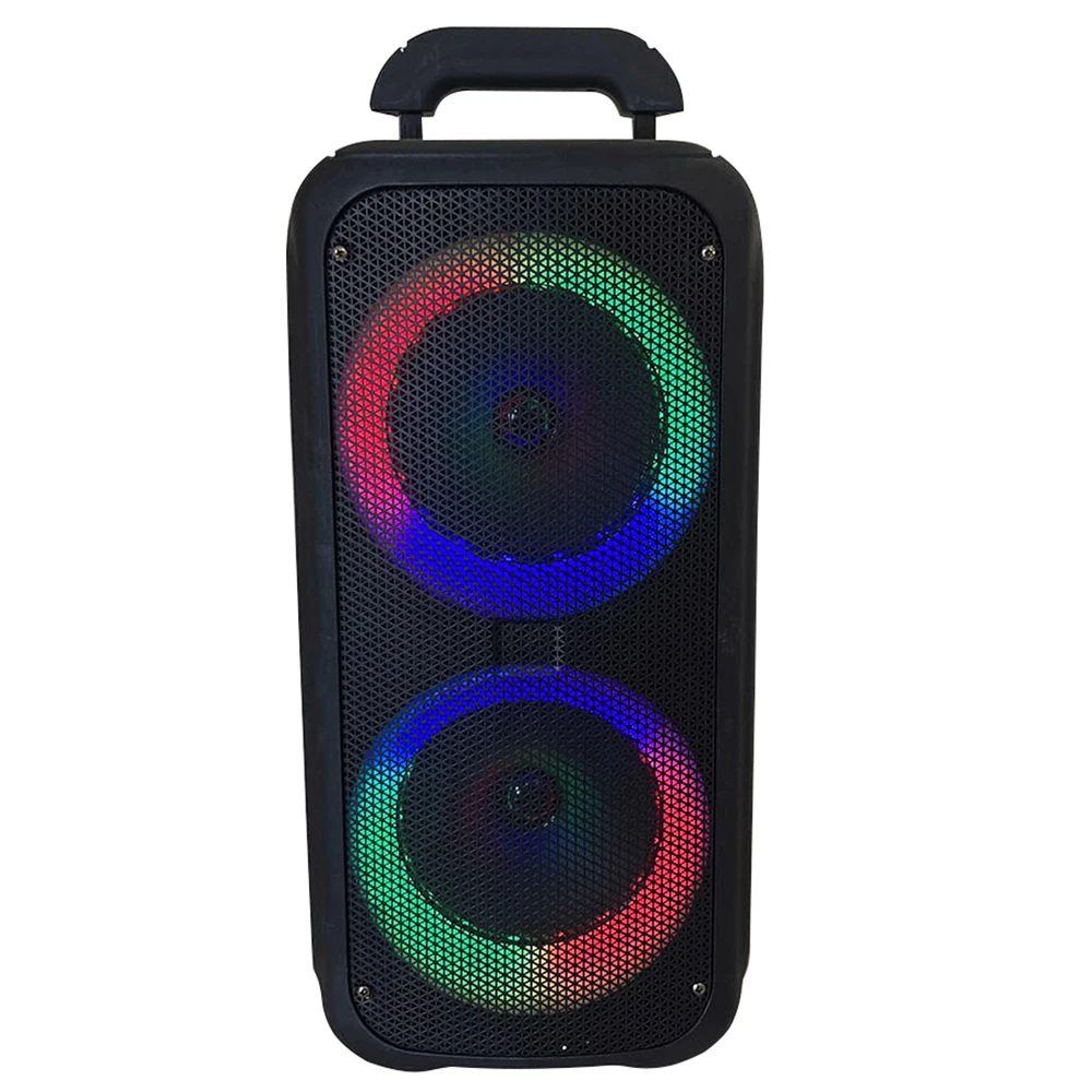50w big power shocking sound party ceiling trolley outdoor karaoke trolley woofer speaker with usb tf card