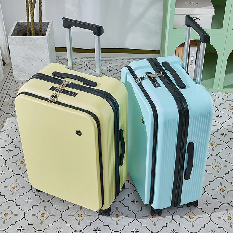 Unisex High Quality Smart Luggage Spinner Trolley Case ABS Material Suitcase Set for Personal Travel Wholesale