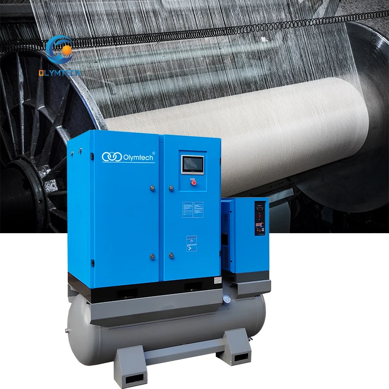 8Bar 10Bar 16Bar High Pressure Air Compressor 7.5kw 15kw 22kw Famous Brand Air Compressor Gas Powered Air Compresor